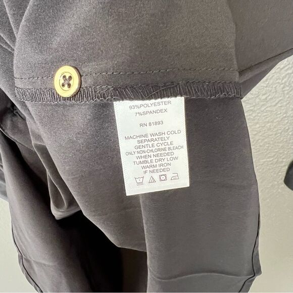 Denim & Co. Roll Tab Sleeve Button Front Soft Utility Tunic - Picture 9 of 11